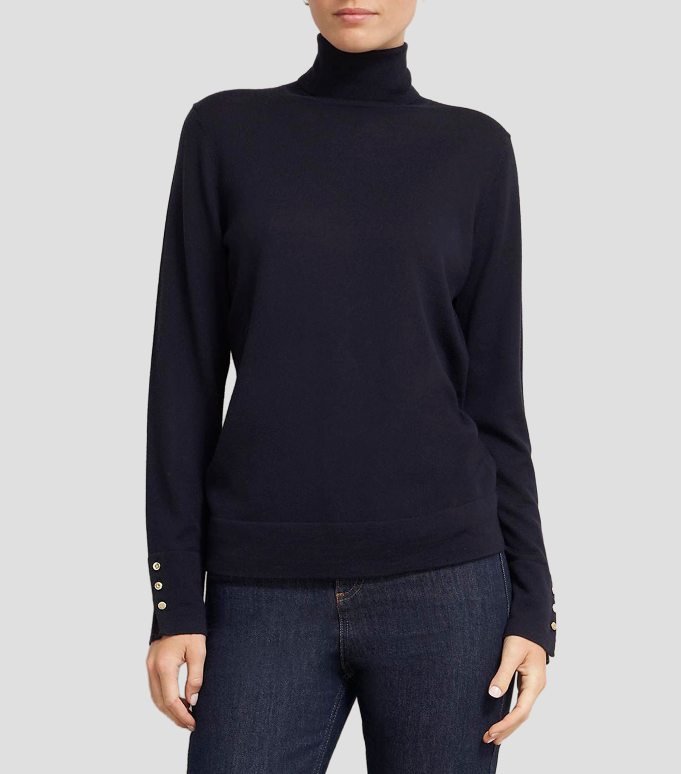 Suéter cuello de tortuga Mujer